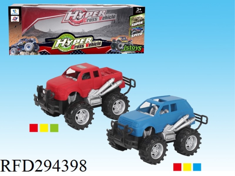2 PCS FRCTION OFF-ROAD CAR