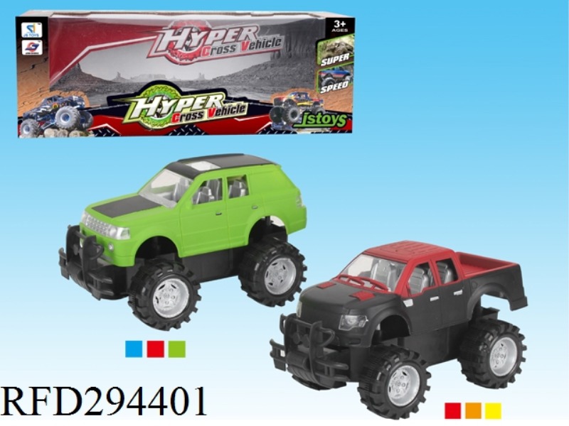 2 PCS FRCTION OFF-ROAD CAR