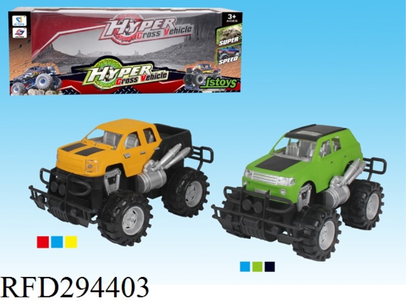 2 PCS FRCTION OFF-ROAD CAR