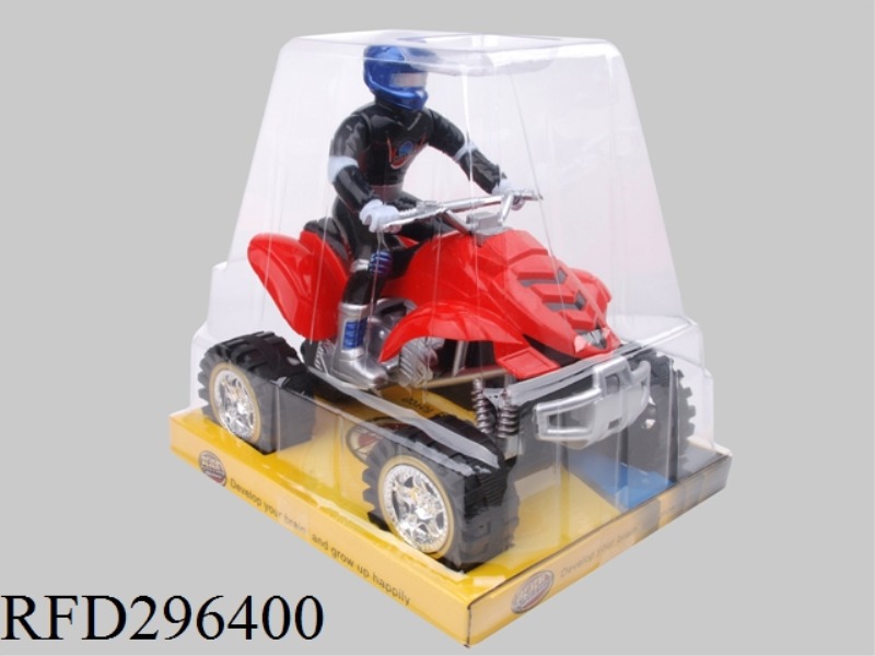FRICTION SIMULATION MOTORCYCLE WITH PEOPLE