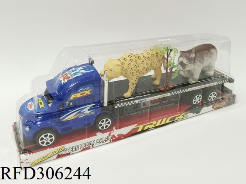 INERTIAL TOW TRUCK+2PCS ANIMALS