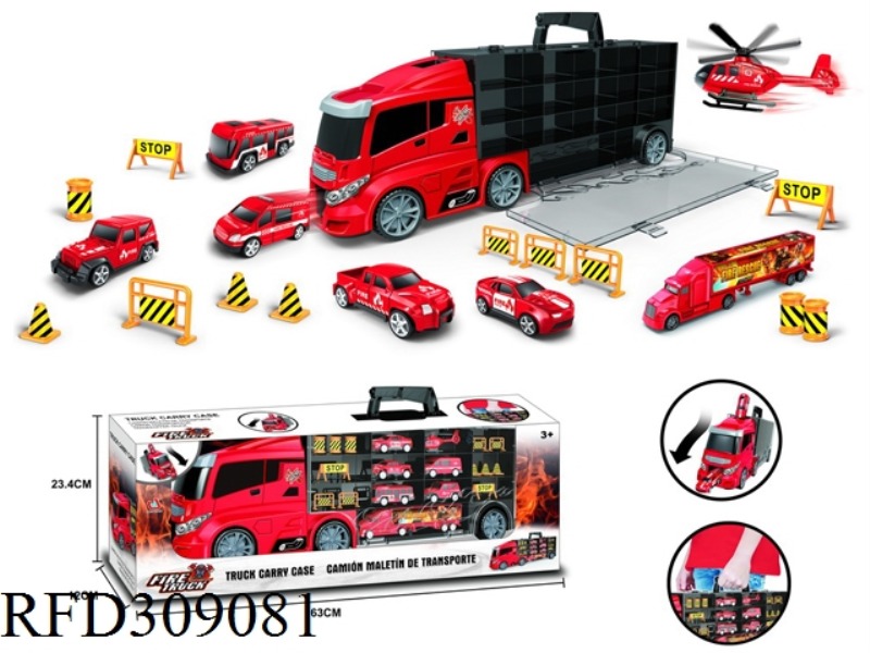 CONTAINER TRUCK STORAGE PATCHES (MIDDLE HEAD) FIRE