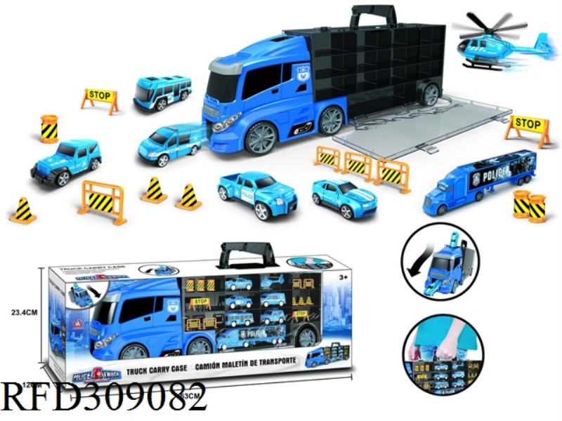 CONTAINER TRUCK STORAGE PATCHES (MIDDLE HEAD) POLICE