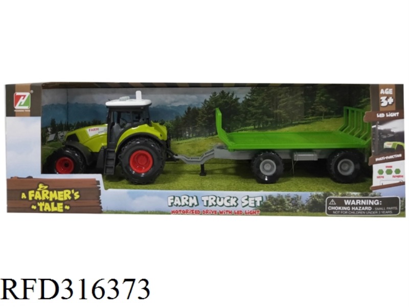 INERTIAL FARMER TRAILER WITH LIGHT AND SOUND