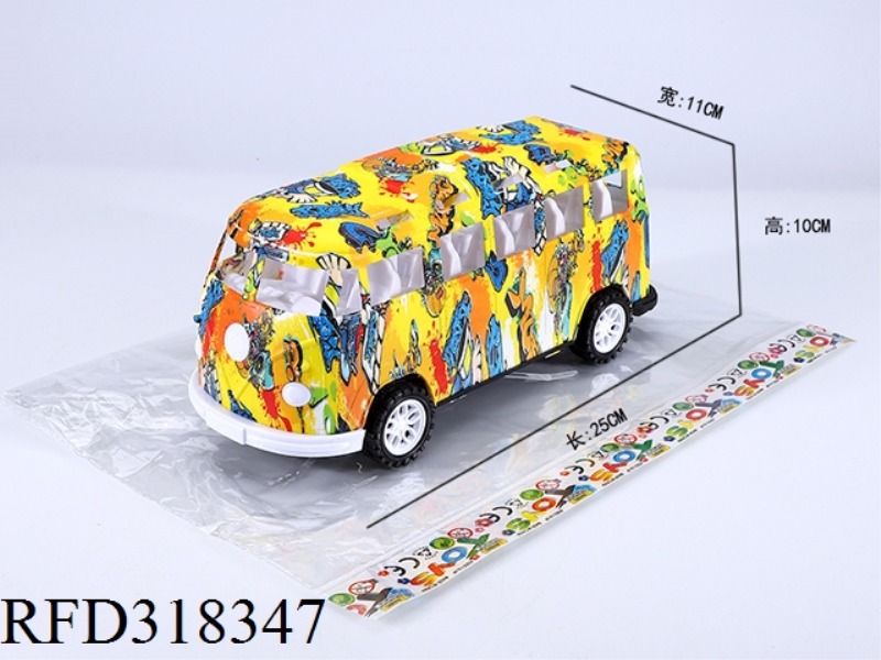 FRICTION GRAFFITI BUS