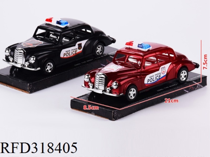 SPRAY PAINT FRICTION POLICE CAR