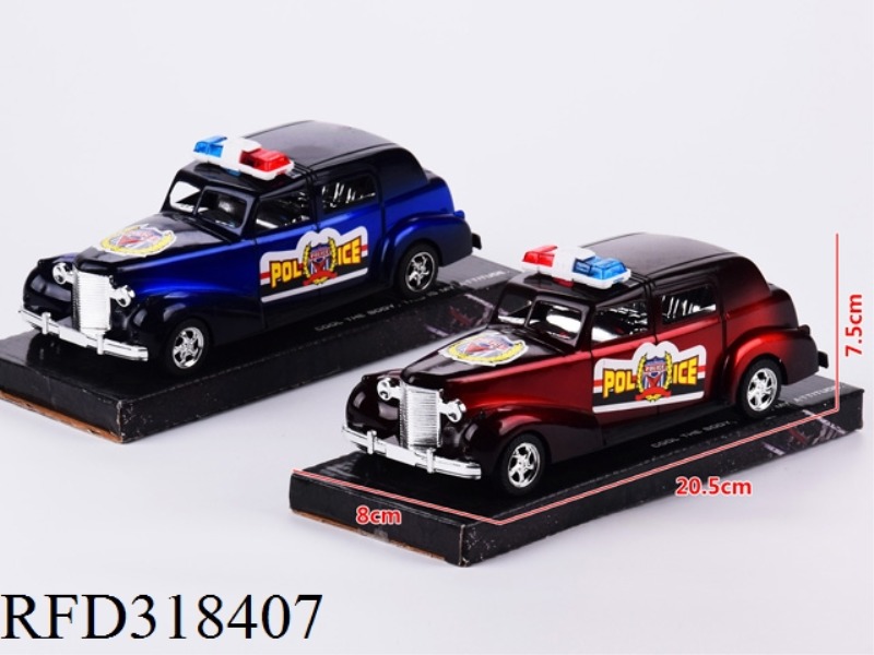 SPRAY PAINT FRICTION POLICE CAR