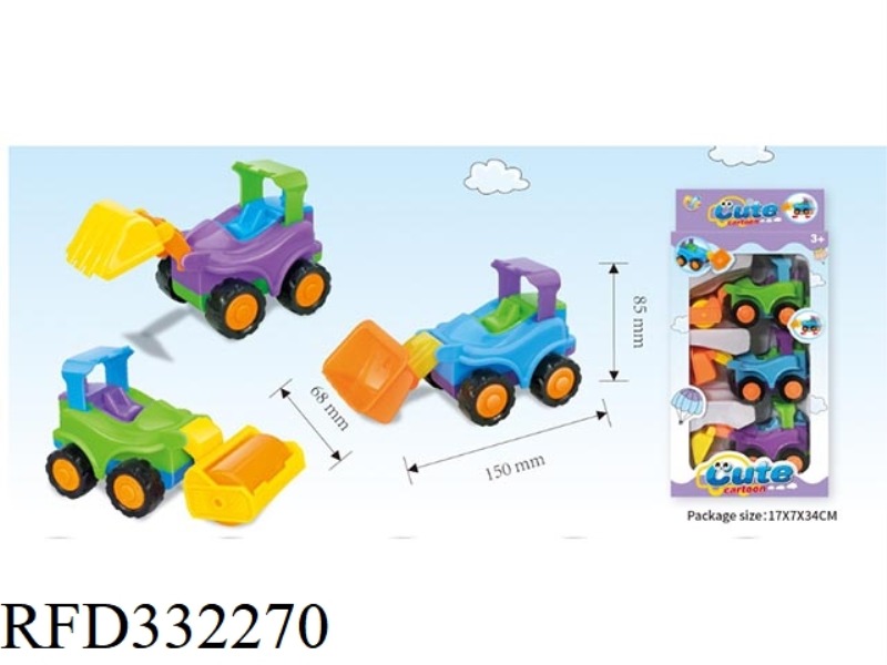 INERTIAL CARTOON CONSTRUCTION VEHICLE