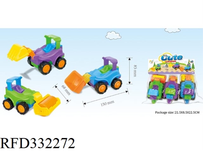 INERTIAL CARTOON CONSTRUCTION VEHICLE