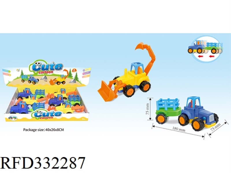INERTIA FARMER BULLDOZER 6PCS