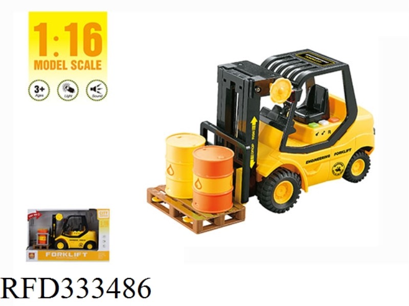 1:16 FRICTION FORKLIFT WITH LIGHT AND SOUND