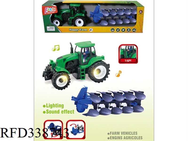 INERTIAL FARMER WITH MUSIC LIGHT 1 LAMP TOWED EARTH MACHINE