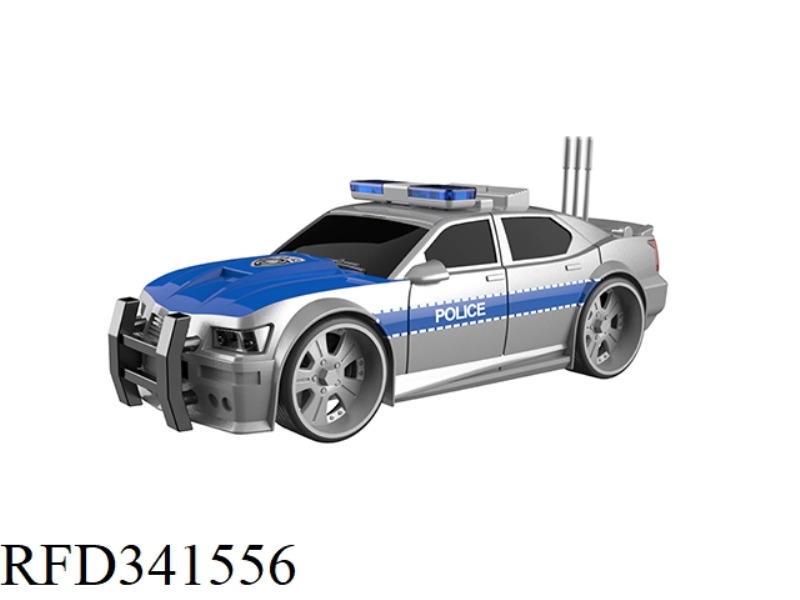 1-16 POLICE CAR (INERTIAL DOOR OPENING, LIGHT SOUND)