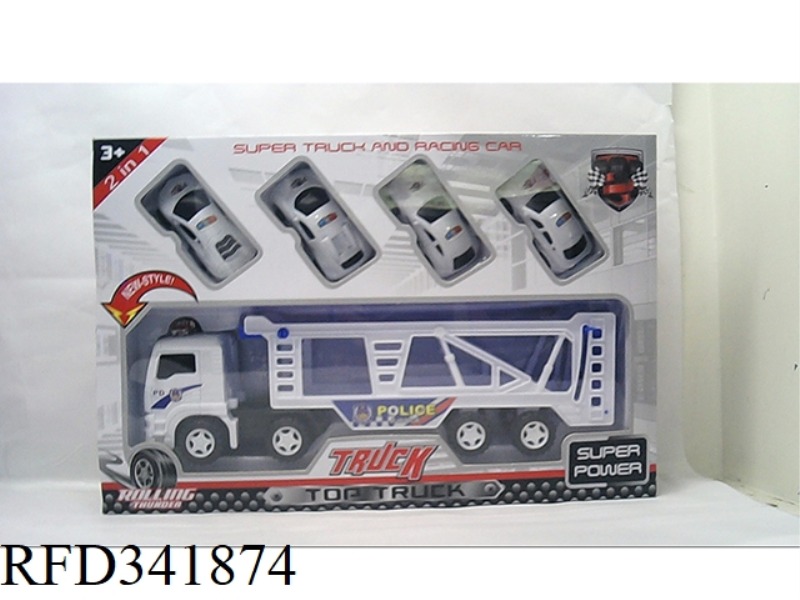 INERTIAL POLICE CAR SMALL TRACTOR