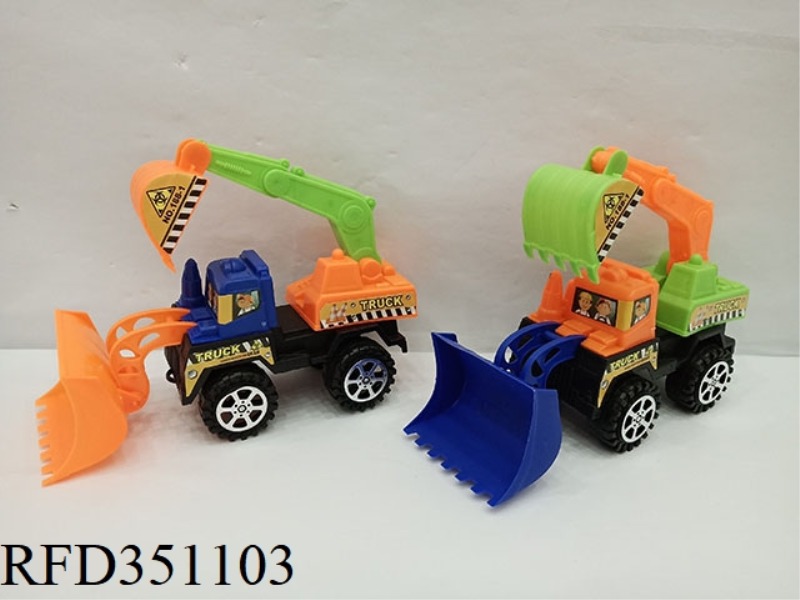 MIXED COLOR ENGINEERING VEHICLE