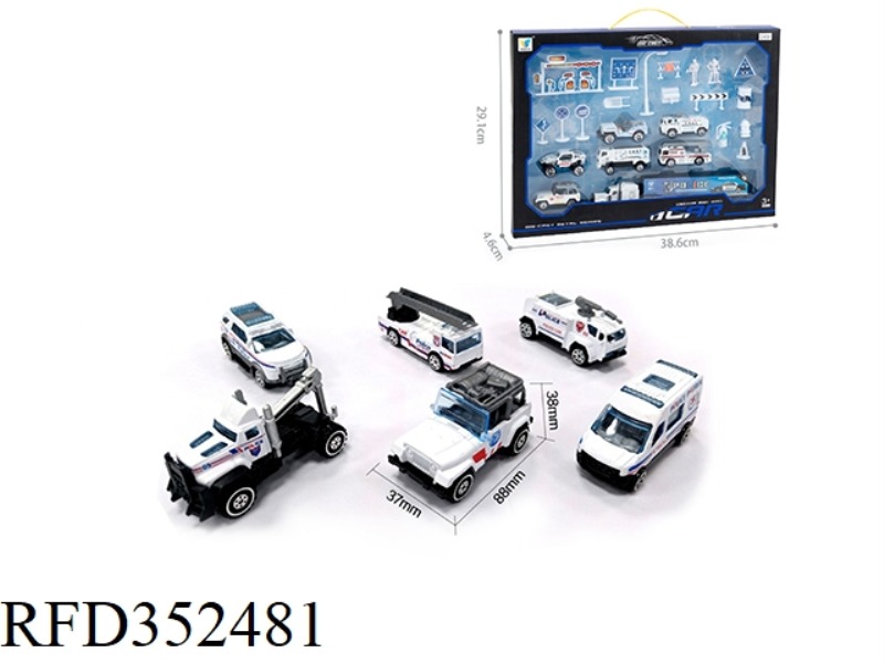 POLICE SLIDING 6 SERIES SETS