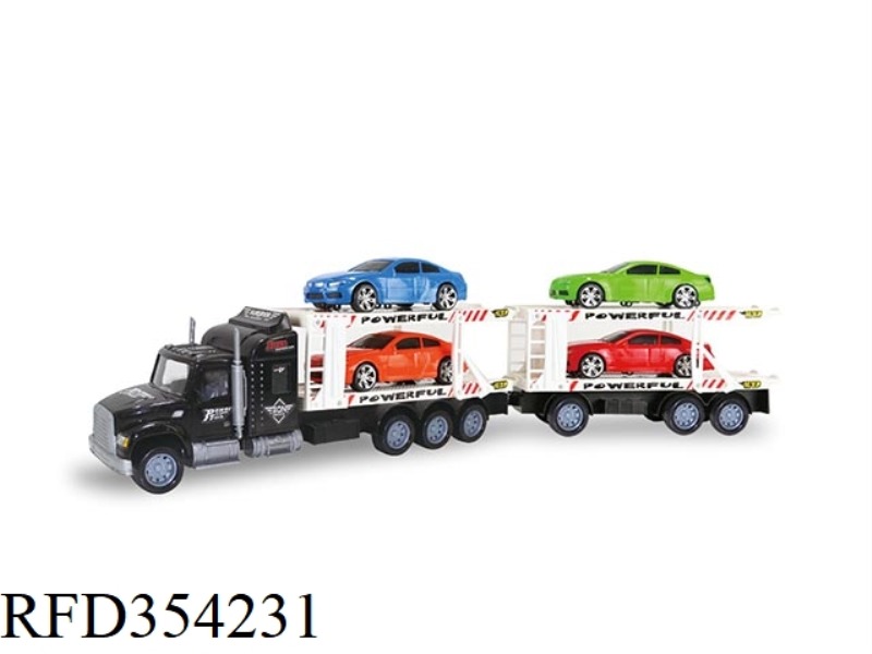 INERTIAL DOUBLE-LAYER TRACTOR WITH 2 SECTIONS (CARRYING 4 BMWS)