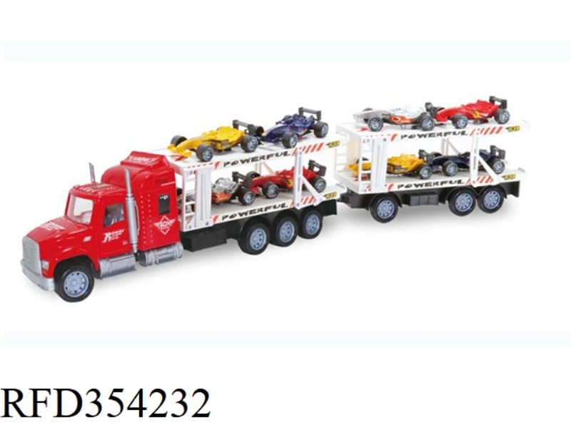 INERTIAL DOUBLE-DECK TRACTOR WITH 2 SECTIONS (CARRYING 8 F1)