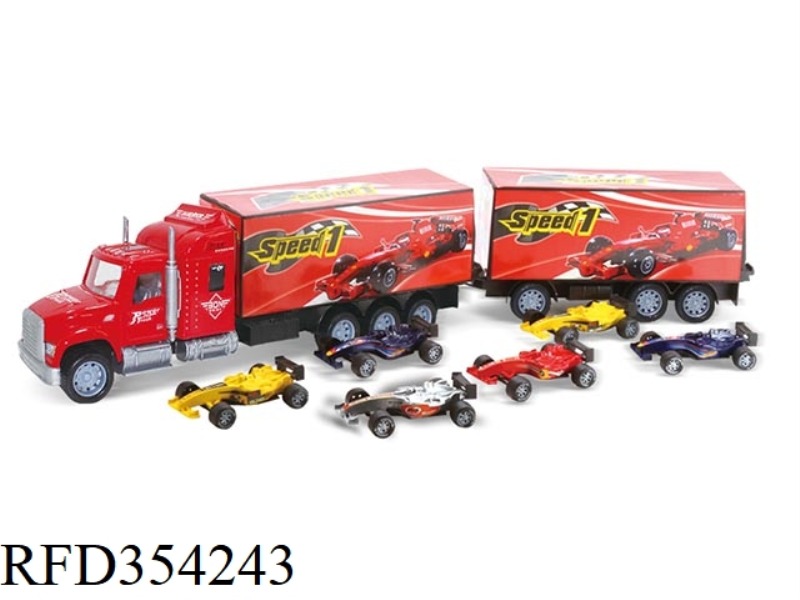 INERTIAL CONTAINER TRUCK 2 SECTIONS (F1 STANDARD + 6 F1)