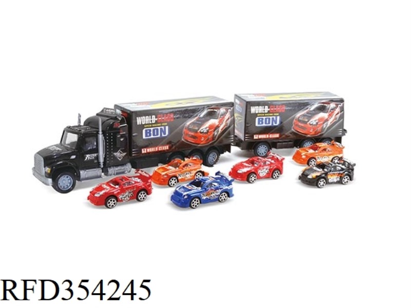 INERTIAL CONTAINER TRUCK 2 KNOTS (RACING STANDARD + 6 RACING CARS)