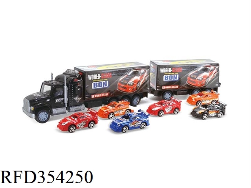 INERTIAL DOUBLE-LAYER TRACTOR (CARRYING 2 RACING CARS)