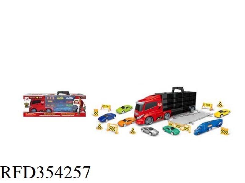CONTAINER STORAGE CAR FLAT (BIG HEAD) SIMULATION