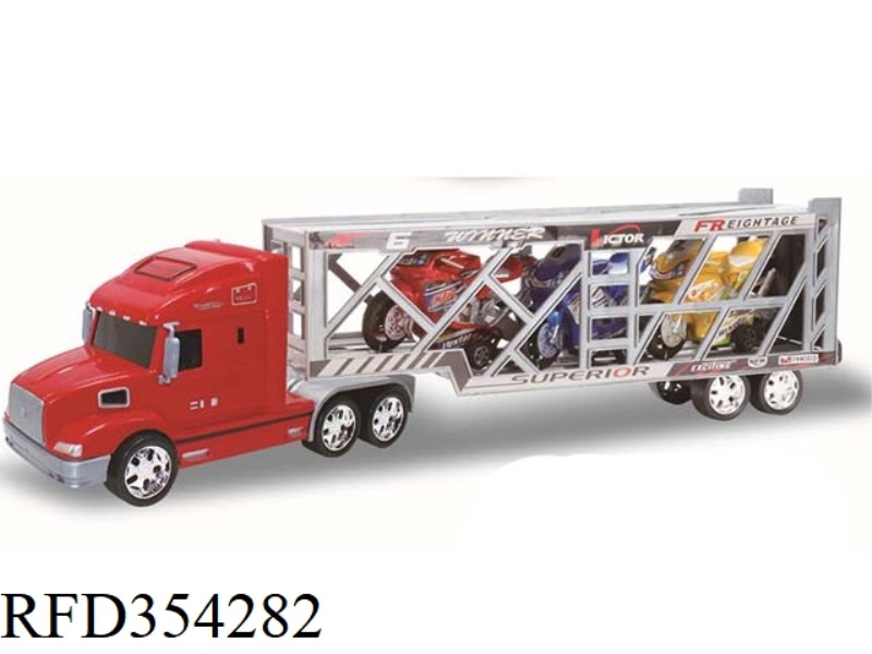 INERTIAL TRANSPORT VEHICLE (CARRYING 3 MOTORCYCLES)