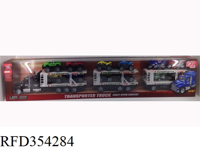 FRICTION TRUCK (CARRY 4 PICKUP TRUCKS, 4 BEACH MOTORCYCLES, 4 MOTORCYCLES)
