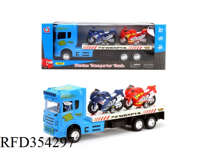 INERTIAL TRACTOR (CARRYING 2 MOTORCYCLES)