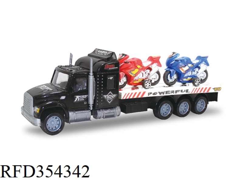 INERTIAL TRACTOR (CARRYING 2 MOTORCYCLES)