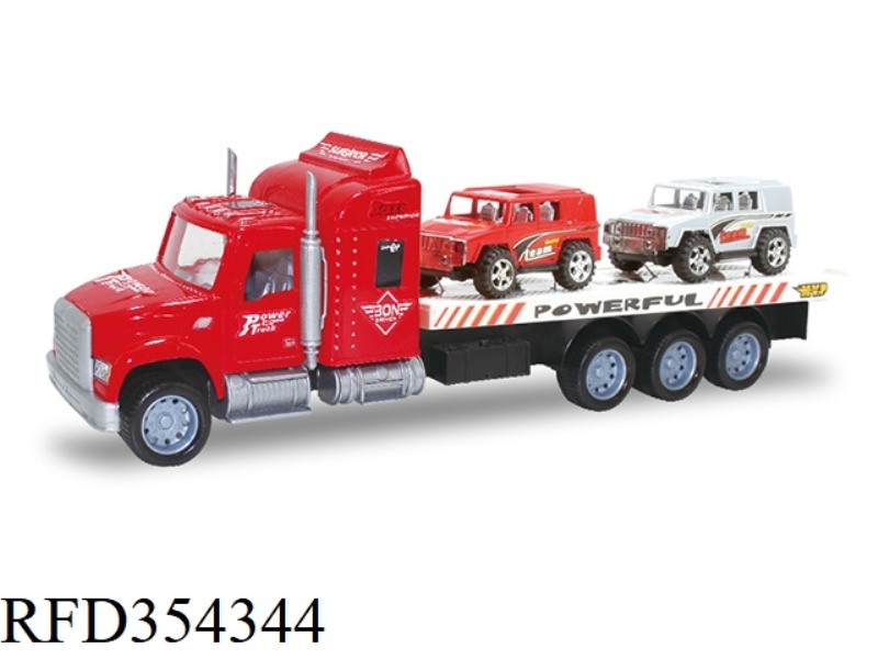 INERTIAL TRACTOR (CARRYING 2 HUMMERS)