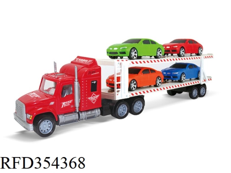 INERTIAL DOUBLE-LAYER TRACTOR (CARRYING 4 BMWS)
