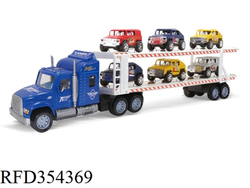 INERTIAL DOUBLE-LAYER TRACTOR (CARRYING 6 HUMMERS)