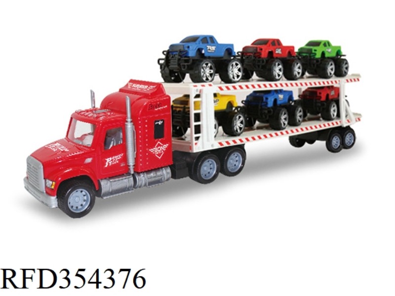 INERTIAL DOUBLE-LAYER TRACTOR (CARRYING 6 PICKUPS)