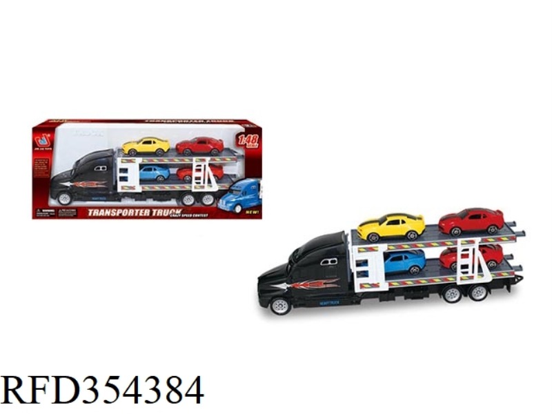TRACTOR (4 BUMBLEBEE RACING CARS)