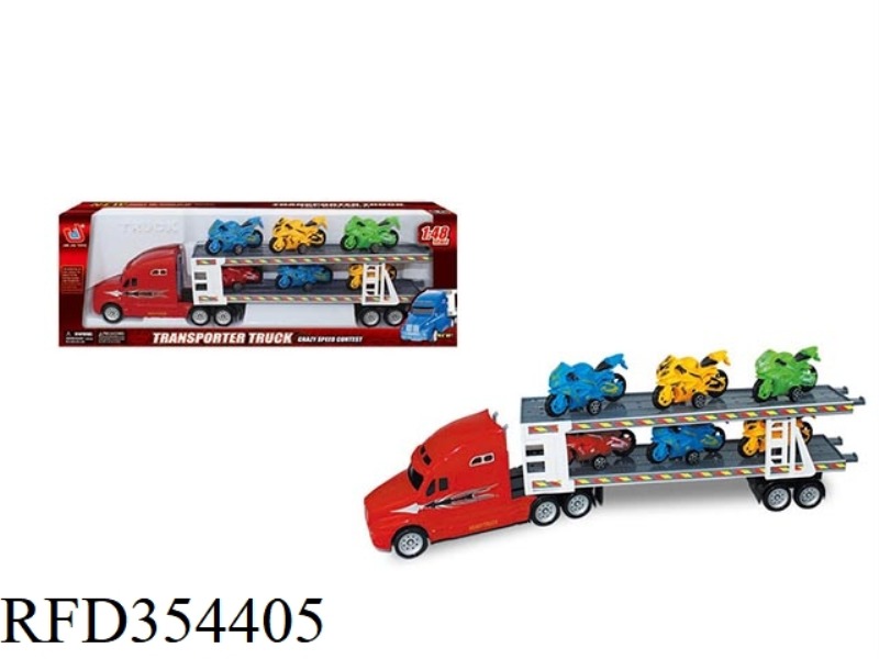 TRACTOR (6 MOTORCYCLES)