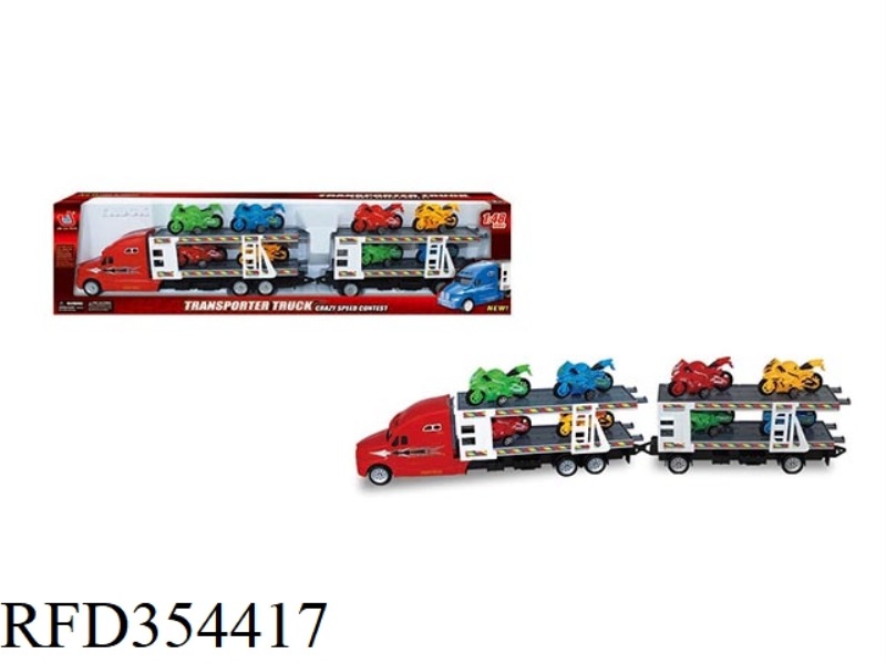 TRACTOR (8 MOTORCYCLES IN TWO SECTIONS)