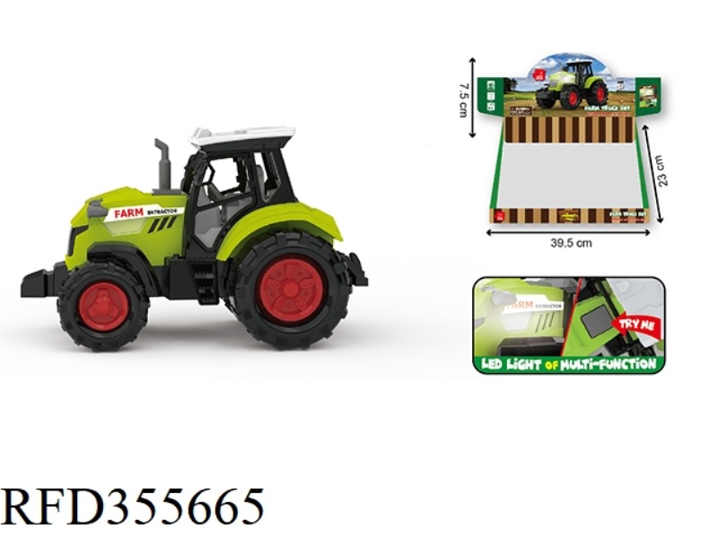 SLIDE FARMER CAR(LIGHTING AND SOUND) 12PCS