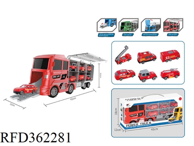 FIRE CONTAINER TRUCK