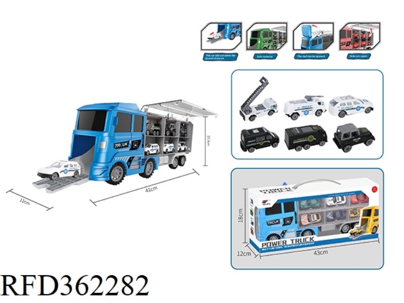 POLICE CONTAINER TRUCK