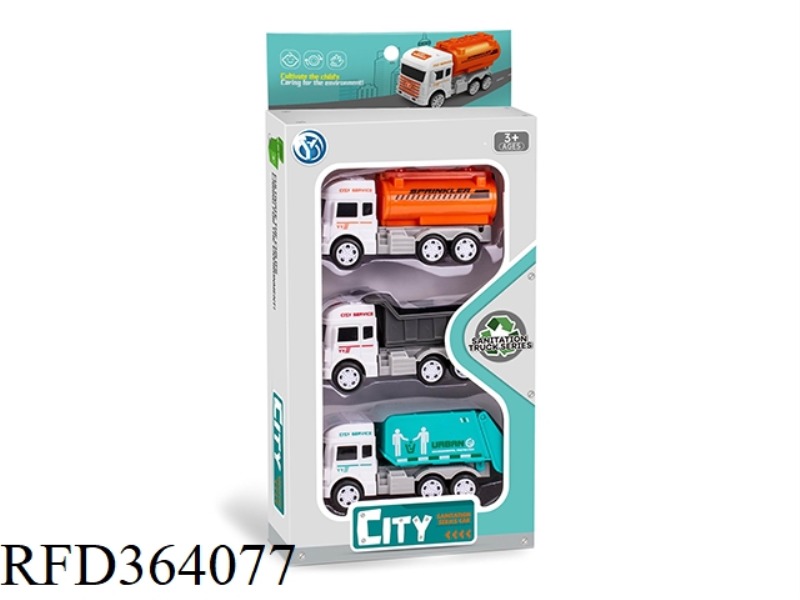 3 SANITATION VEHICLES