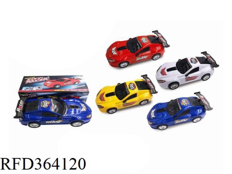 SOLID COLOR INERTIAL CAR (4 COLORS MIXED)