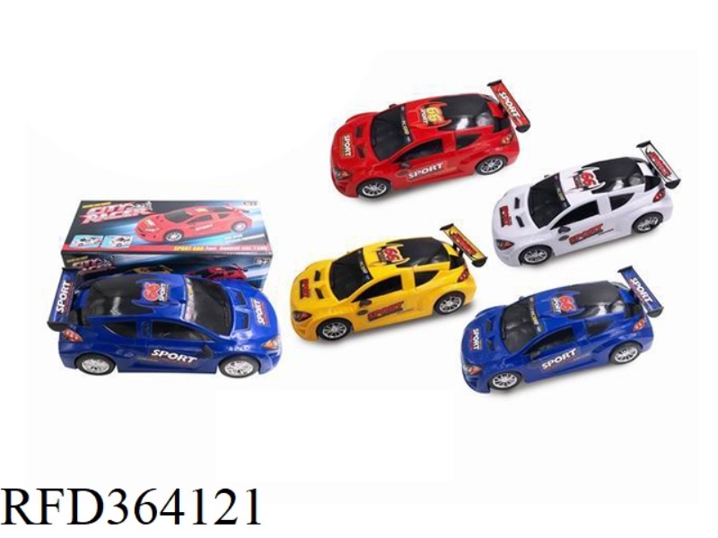 SOLID COLOR INERTIAL CAR (4 COLORS MIXED)