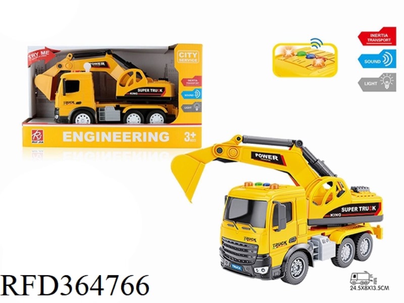 1:20 SOUND AND LIGHT INERTIAL EXCAVATOR