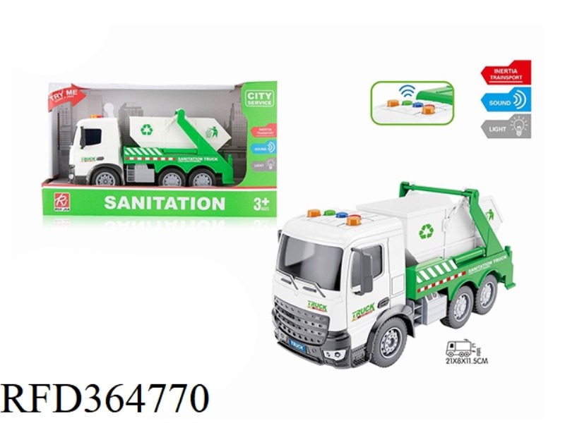 1:20 SOUND AND LIGHT INERTIAL CLEANING VEHICLE