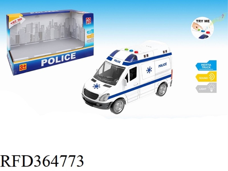 1:32 SOUND AND LIGHT INERTIAL POLICE CAR