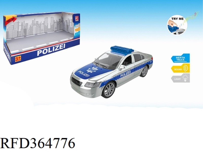 1:32 SOUND AND LIGHT INERTIAL POLICE CAR