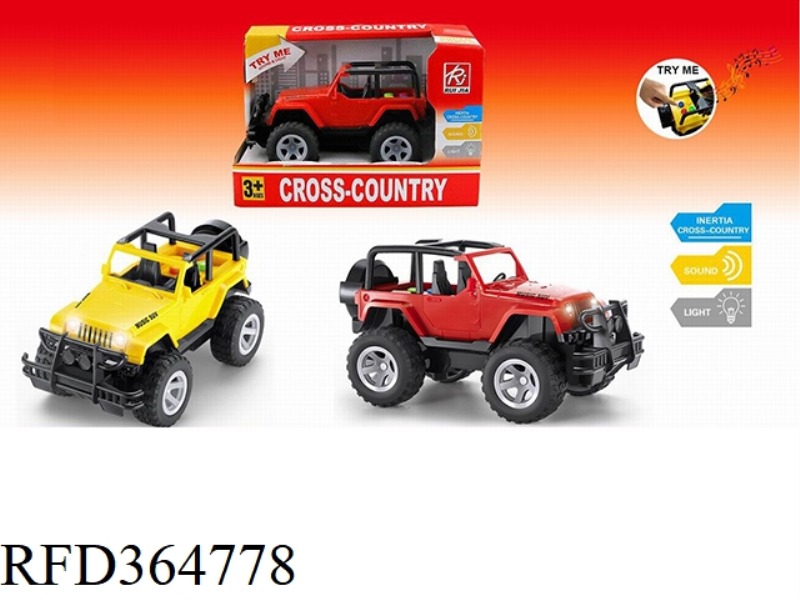 1:32 SOUND AND LIGHT INERTIAL JEEP