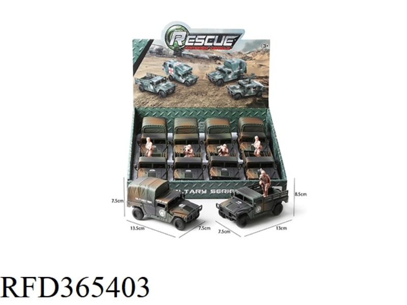 INERTIAL HUMVEE (8PCS / 2 MIXTURES)