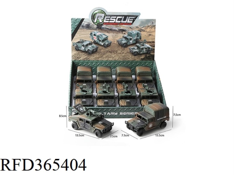 INERTIAL HUMVEE (8PCS / 2 MIXTURES)